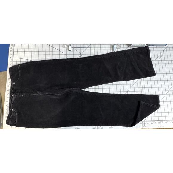 Duck Head Vintage 90s Low Rise Boot Cut Black Corduroy Pants Women 10 - Picture 8 of 8